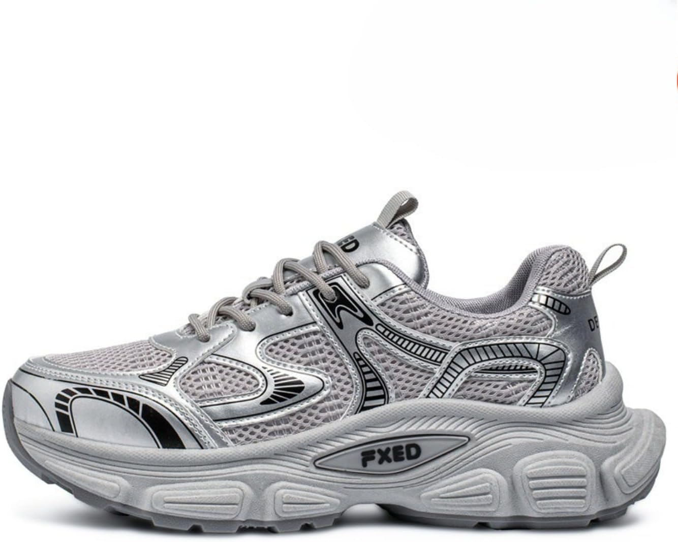 Мужские кроссовки Y2K Modern Athleisure с сетчатым верхом из текстиля и синтетики, дышащие, с амортизацией, поддержкой и сцеплением для ходьбы, бега и путешествий, легкие, с удобными петлями для надевания Zixcplaz, серебро
Мужские кроссовки Y2K Modern Athleisure с сетчатым верхом из текстиля и синтетики, дышащие, с амортизацией, поддержкой и сцеплением для ходьбы, бега и путешествий, легкие, с удобными петлями для надевания Zixcplaz, серебро