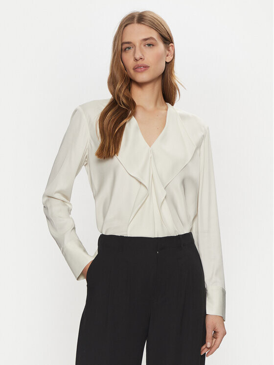 Блуза стандартного кроя Calvin Klein, экрю
Блуза стандартного кроя Calvin Klein, экрю