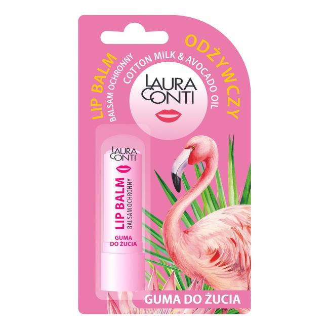 Бальзам для губ с жевательной резинкой и нулевой калорийностью Laura Conti, 4,8 гр
Бальзам для губ с жевательной резинкой и нулевой калорийностью Laura Conti, 4,8 гр