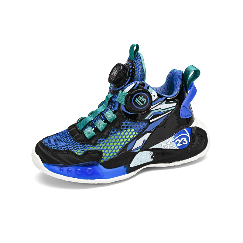 Легкие дышащие детские баскетбольные кроссовки ZIJIAN, синий 
Легкие дышащие детские баскетбольные кроссовки ZIJIAN, синий