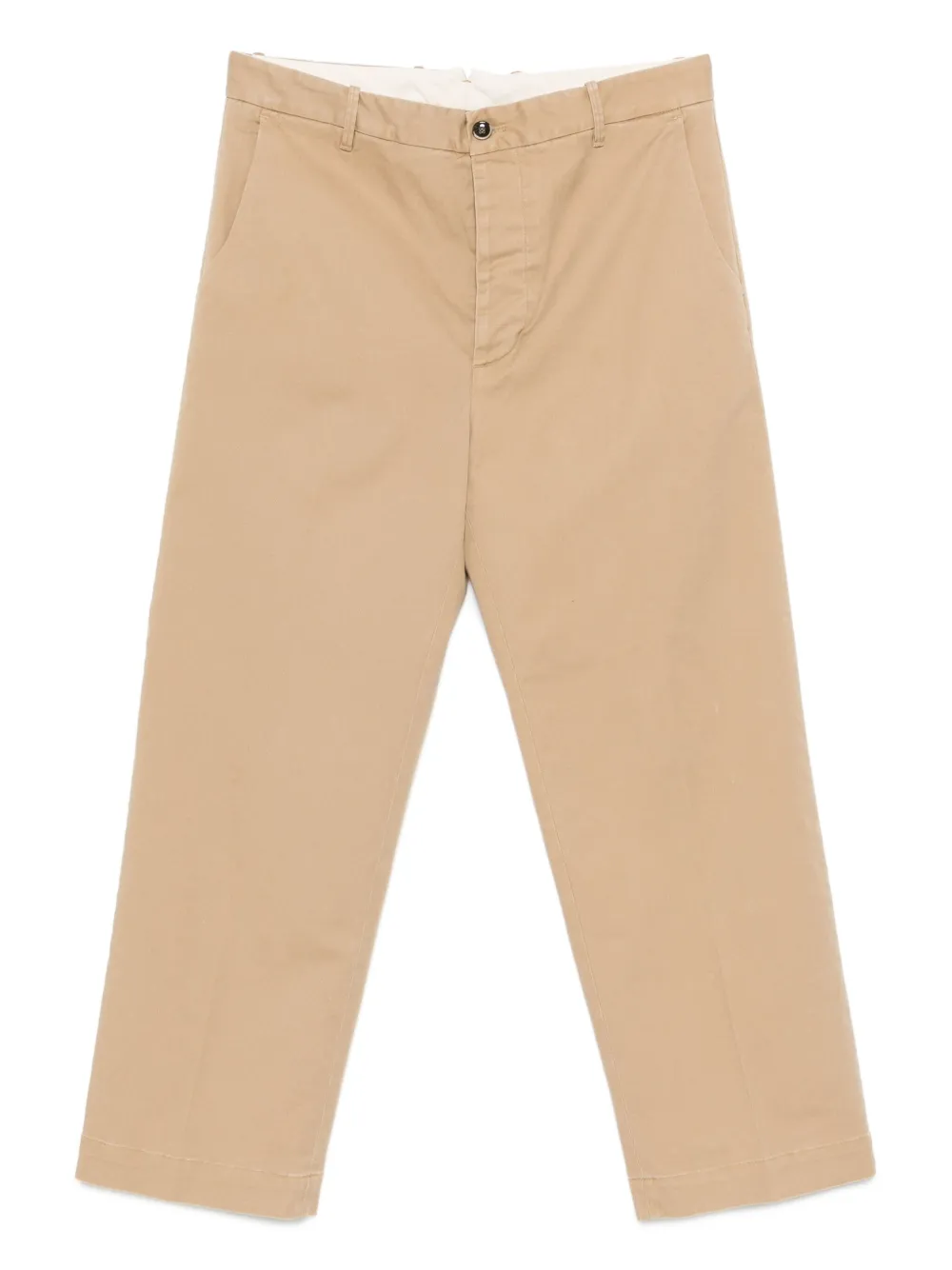 Хлопковые брюки с застежкой на пуговицы Nine In The Morning, коричневый
Хлопковые брюки с застежкой на пуговицы Nine In The Morning, коричневый