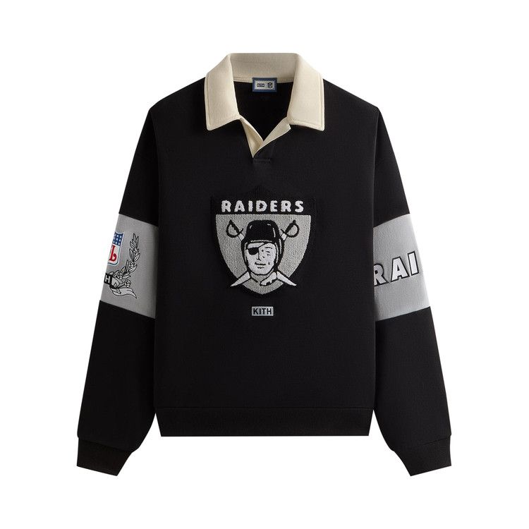 Пуловер Kith &, 47 for the NFL: Raiders Nelson Collared Pullover, Black
Пуловер Kith &, 47 for the NFL: Raiders Nelson Collared Pullover, Black