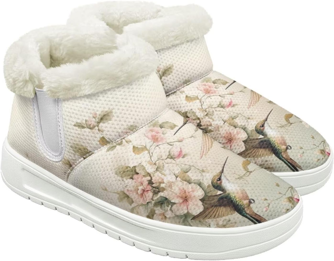 Женские пушистые зимние сапоги для снега, утепленные флисом, удобные, теплые, водоотталкивающие, для женщин и мужчин Cugasmaru, Flower Hummingbird
Женские пушистые зимние сапоги для снега, утепленные флисом, удобные, теплые, водоотталкивающие, для женщин и мужчин Cugasmaru, Flower Hummingbird