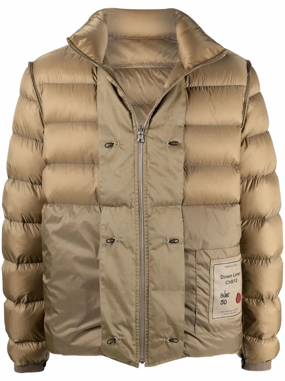 Пуховик с нашивкой Ten C, коричневый
Пуховик с нашивкой Ten C, коричневый