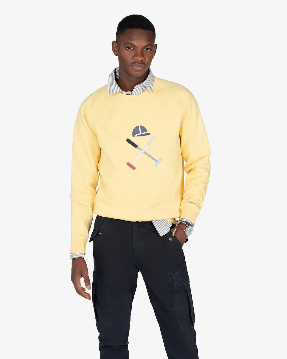 Мужская толстовка с круглым вырезом и рисунком на передней части Harper & Neyer, лимонно-желтый
Мужская толстовка с круглым вырезом и рисунком на передней части Harper & Neyer, лимонно-желтый