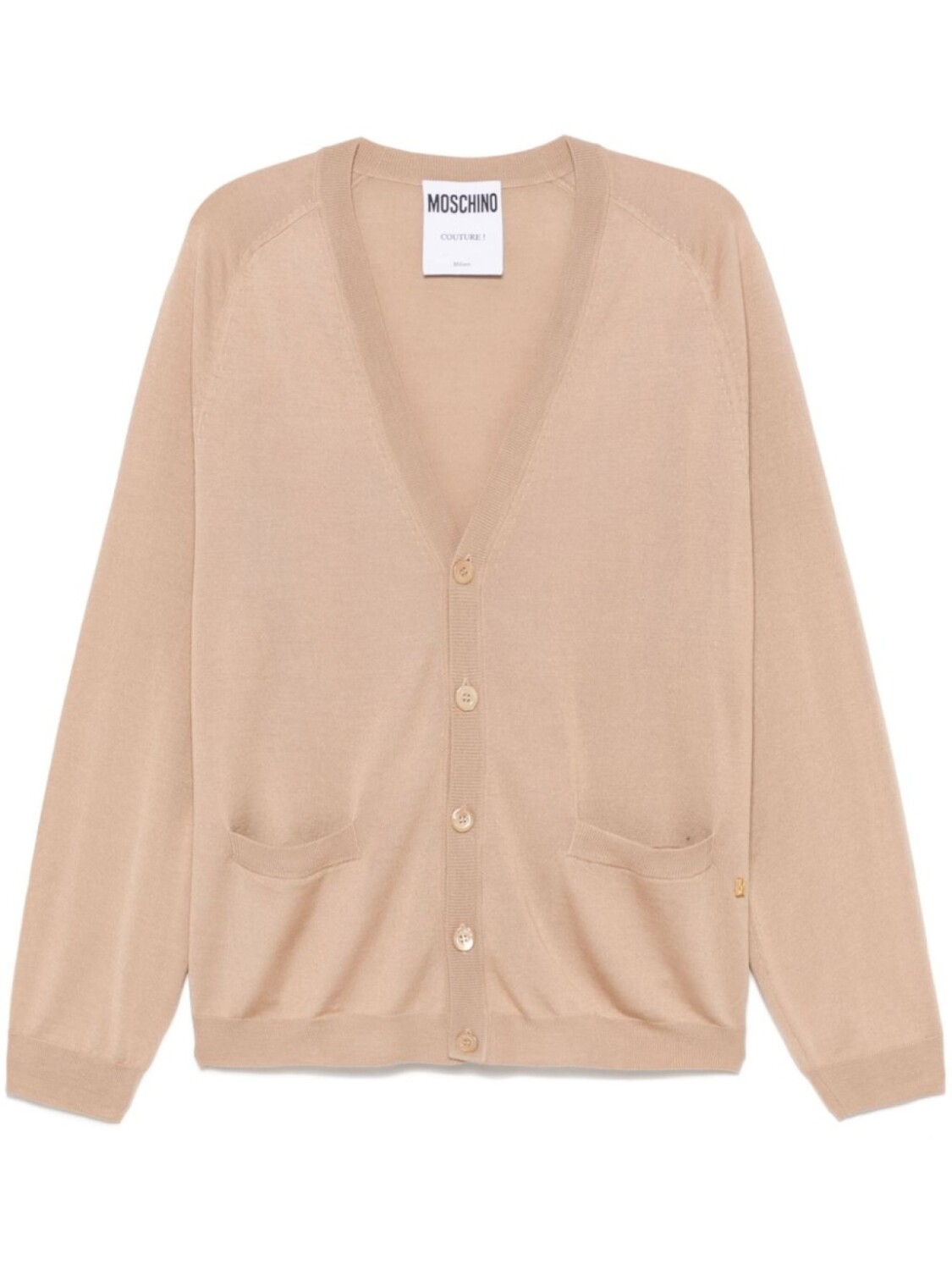 Кардиган тонкой вязки Moschino, нейтральный цвет
Кардиган тонкой вязки Moschino, нейтральный цвет