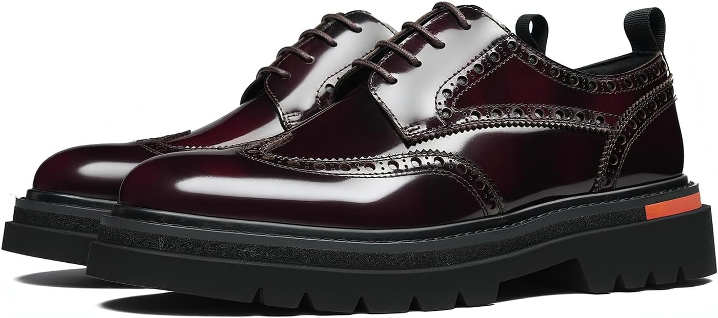 Мужские кожаные дерби Neweyesee, броги с крыльями, оксфорды, массивная подошва, черные классические шнурованные туфли
Мужские кожаные дерби Neweyesee, броги с крыльями, оксфорды, массивная подошва, черные классические шнурованные туфли