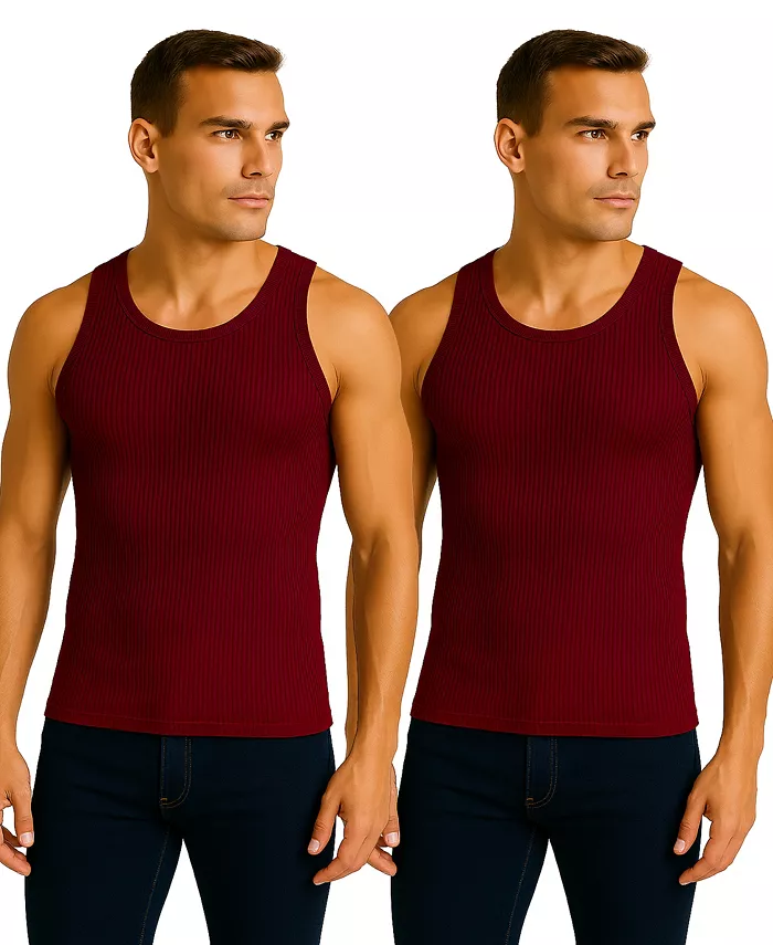 Мужская майка с ребристой вязкой, 2 шт Galaxy By Harvic, красный
Мужская майка с ребристой вязкой, 2 шт Galaxy By Harvic, красный