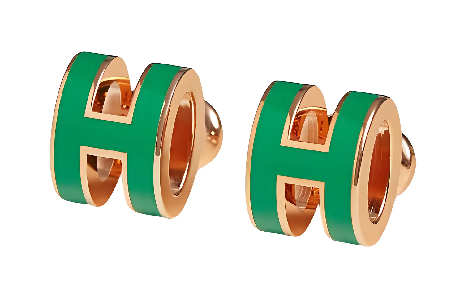 HERMES Металлические серьги-гвоздики унисекс с инкрустацией Rose Gold
HERMES Металлические серьги-гвоздики унисекс с инкрустацией Rose Gold