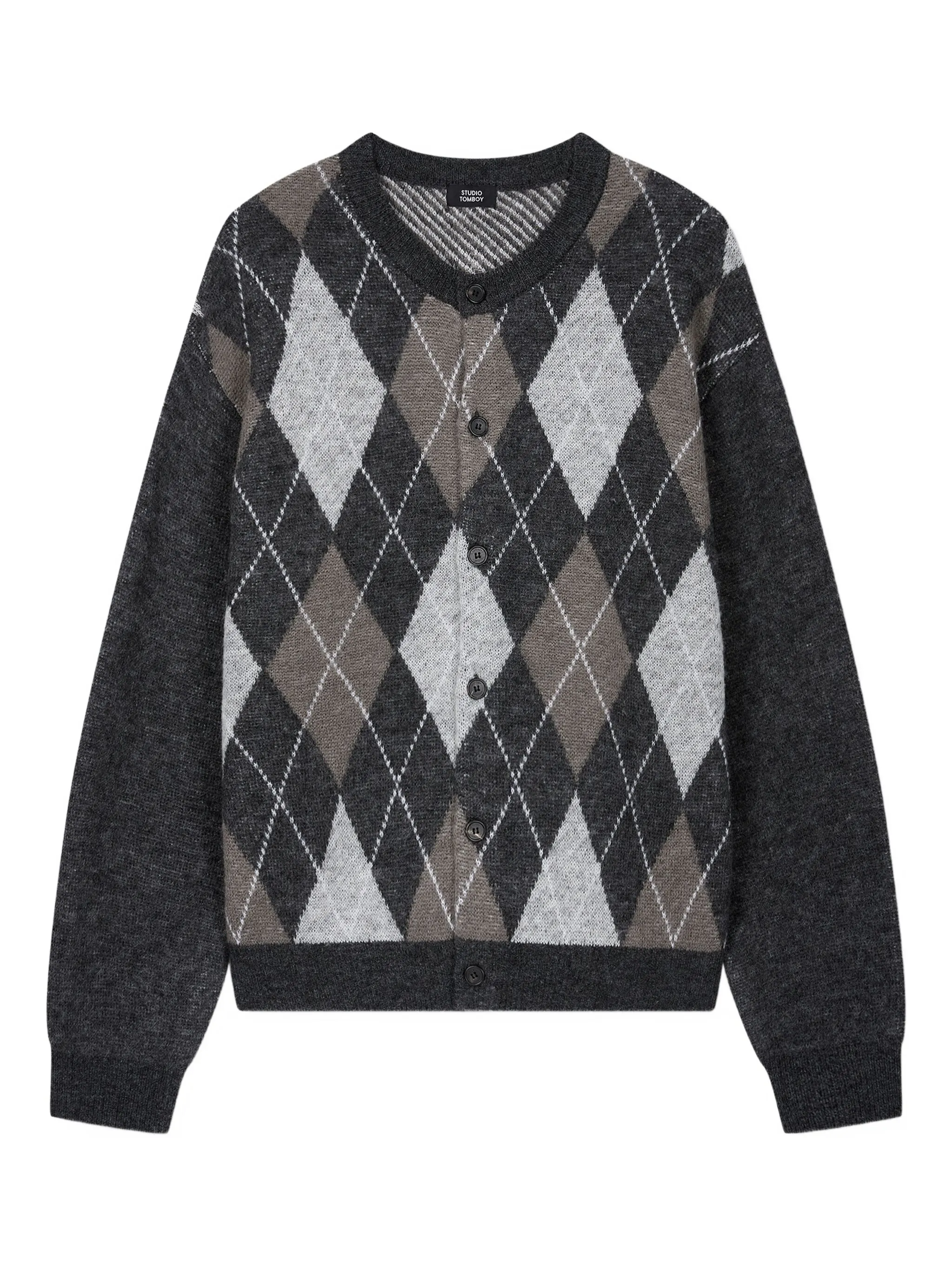 Кардиган с узором Studio Tomboy, серый
Кардиган с узором Studio Tomboy, серый