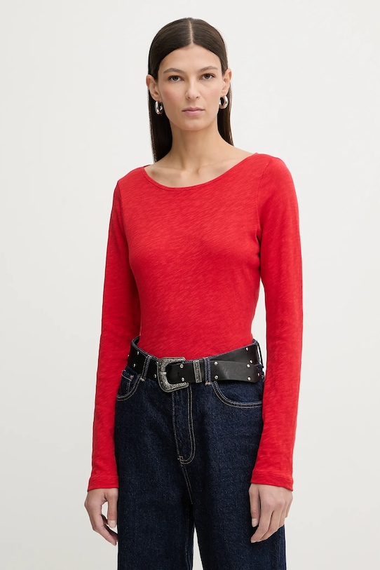 Хлопковый лонгслив Marc O'Polo, красный
Хлопковый лонгслив Marc O'Polo, красный