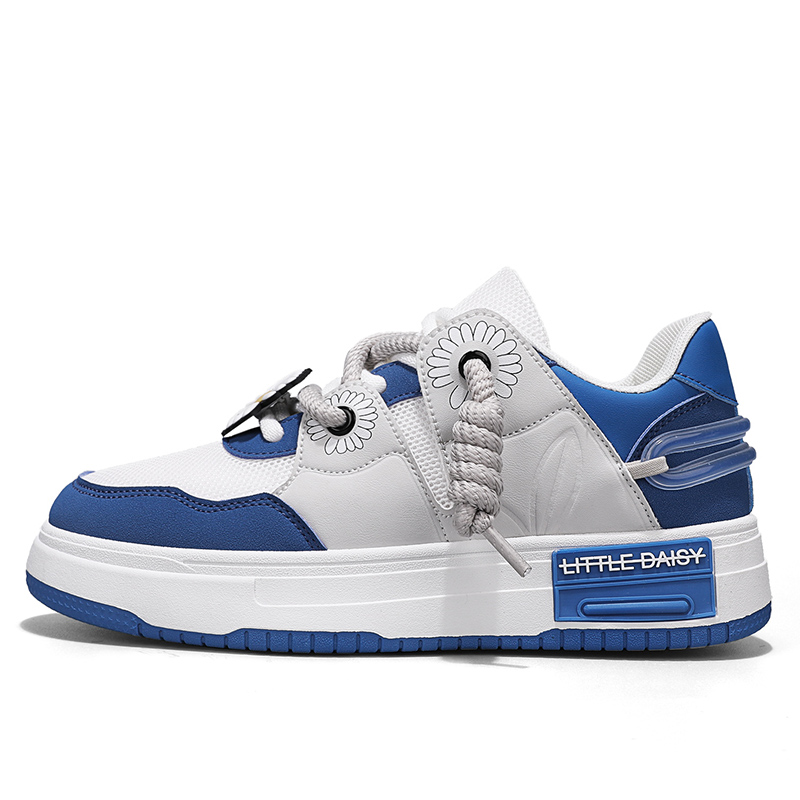 JANECO Скользоустойчивые, износостойкие, дышащие мужские скейтерские кроссовки низкие бело-голубые, цвет White Blue
JANECO Скользоустойчивые, износостойкие, дышащие мужские скейтерские кроссовки низкие бело-голубые, цвет White Blue