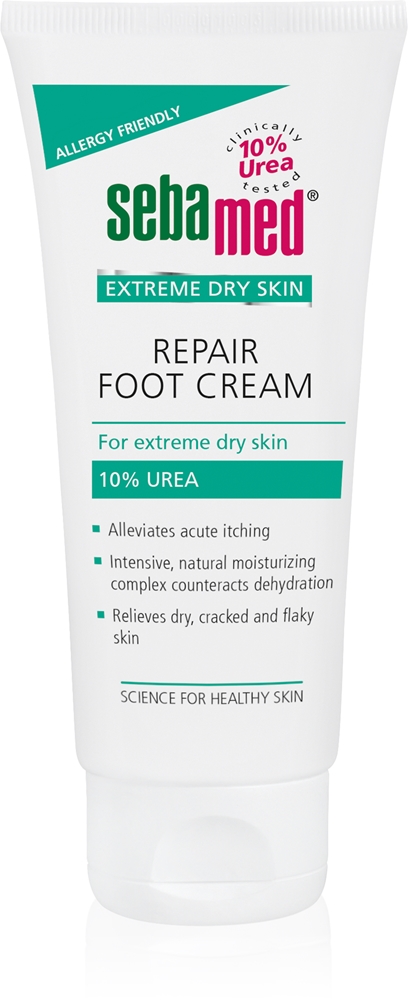 Восстанавливающий крем для ног для очень сухой кожи Sebamed, 10% urea 100 мл
Восстанавливающий крем для ног для очень сухой кожи Sebamed, 10% urea 100 мл