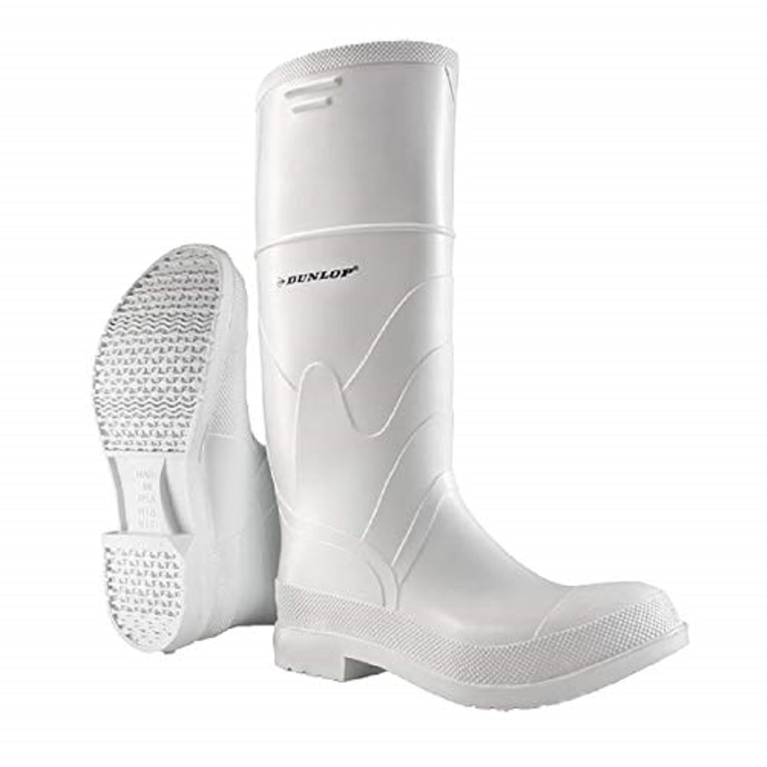 Резиновые сапоги Dunlop White PVC с плоским носком для мужчин и женщин - ПВХ - и бетонные сапоги - мягкий носок - водонепроницаемые с высоким голенищем - устойчивые к химикатам и скольжению - белые - размер 3-13
Резиновые сапоги Dunlop White PVC с плоским носком для мужчин и женщин - ПВХ - и бетонные сапоги - мягкий носок - водонепроницаемые с высоким голенищем - устойчивые к химикатам и скольжению - белые - размер 3-13
