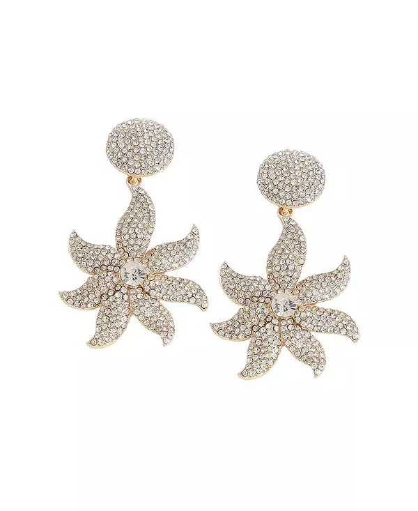 Женские серьги-подвески с блестками в виде флоры Sohi, gold
Женские серьги-подвески с блестками в виде флоры Sohi, gold