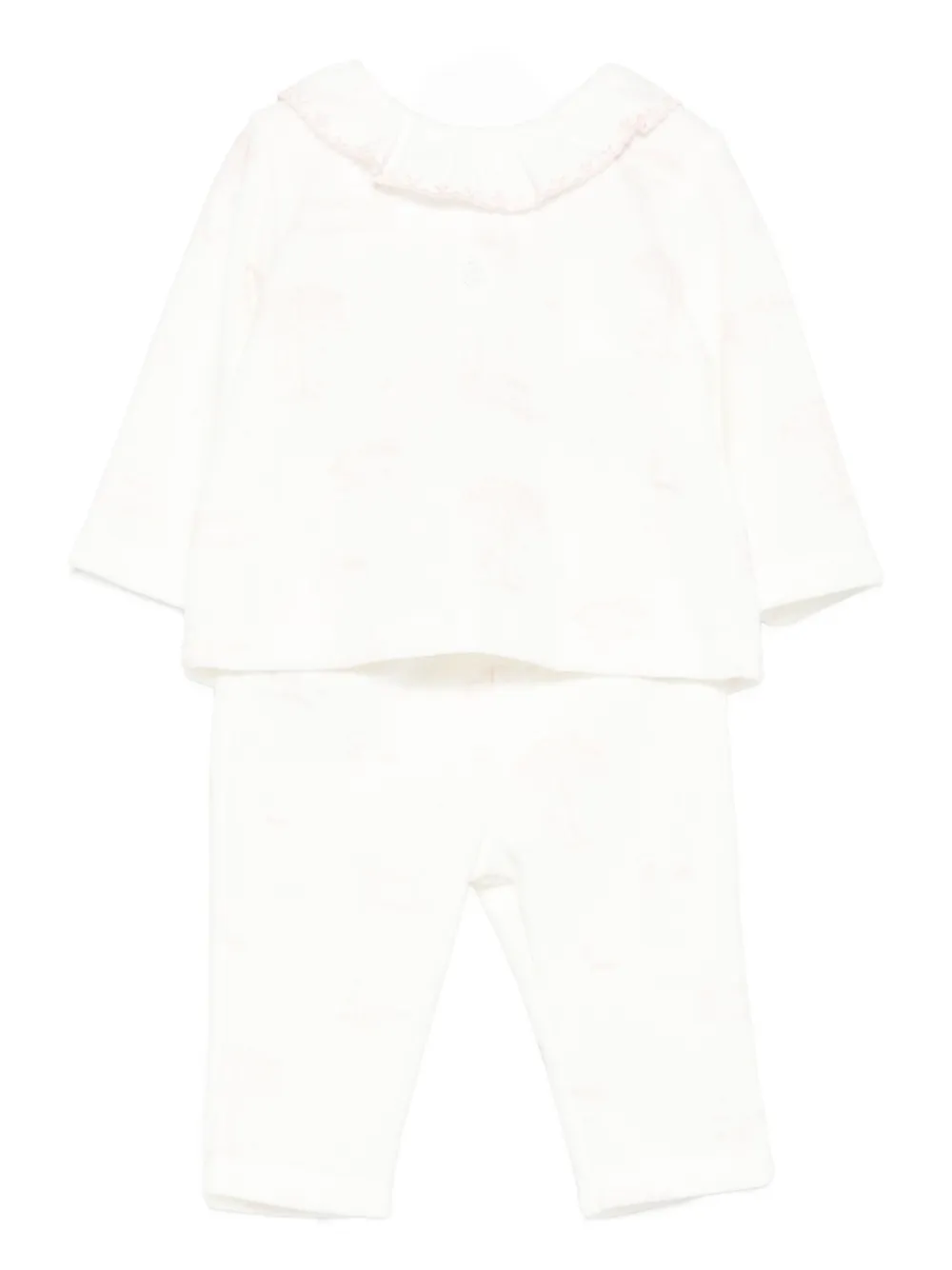 Комплект из топа и брюк с оборками Patachou, белый
Комплект из топа и брюк с оборками Patachou, белый