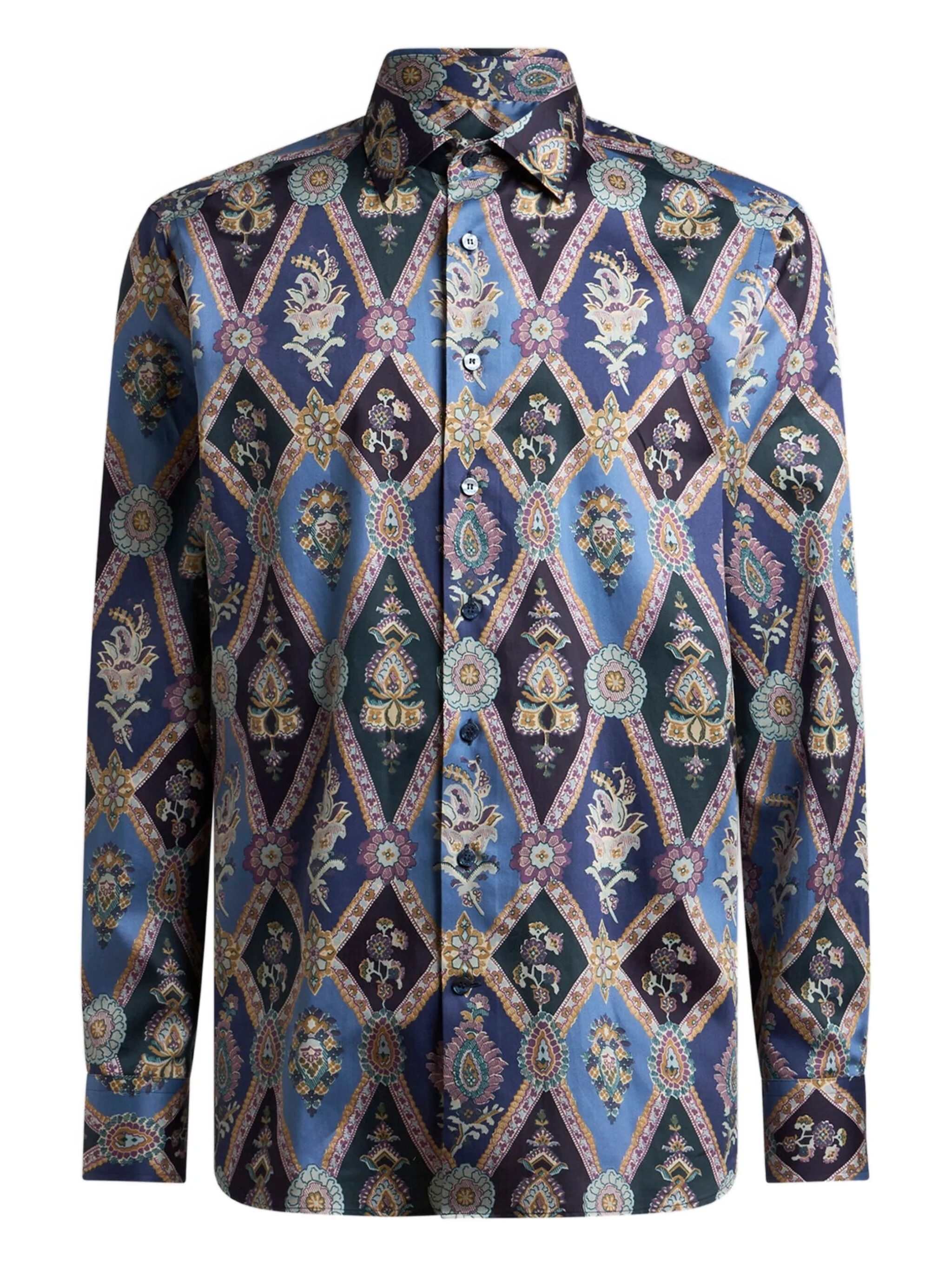 Рубашка с узором пейсли Etro, синий
Рубашка с узором пейсли Etro, синий