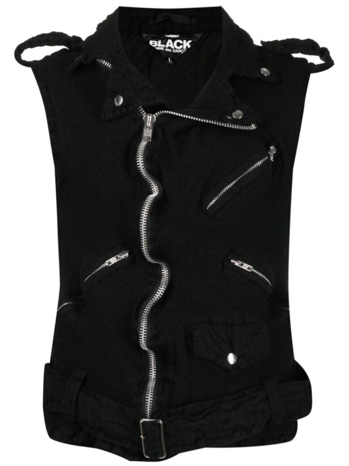 Черный шерстяной жилет Comme Des Garçons с карманом на молнии Black Comme Des Garçons
Черный шерстяной жилет Comme Des Garçons с карманом на молнии Black Comme Des Garçons