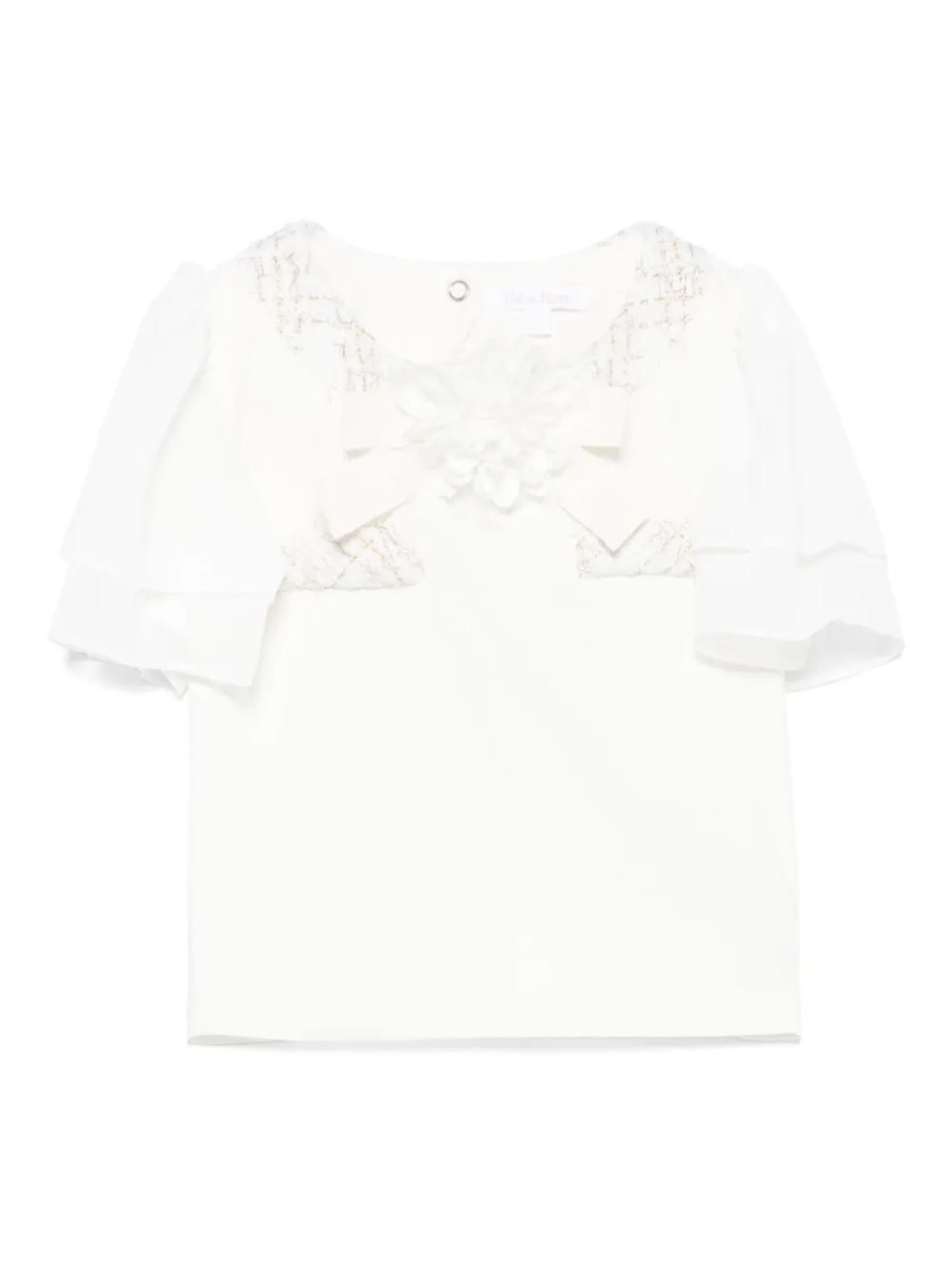 Блузка с цветочной аппликацией Patachou, нейтральный
Блузка с цветочной аппликацией Patachou, нейтральный