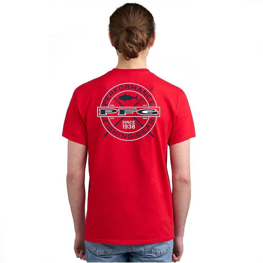 Мужская футболка с короткими рукавами и рисунком Columbia PFG, цвет Bright Red Poles
Мужская футболка с короткими рукавами и рисунком Columbia PFG, цвет Bright Red Poles