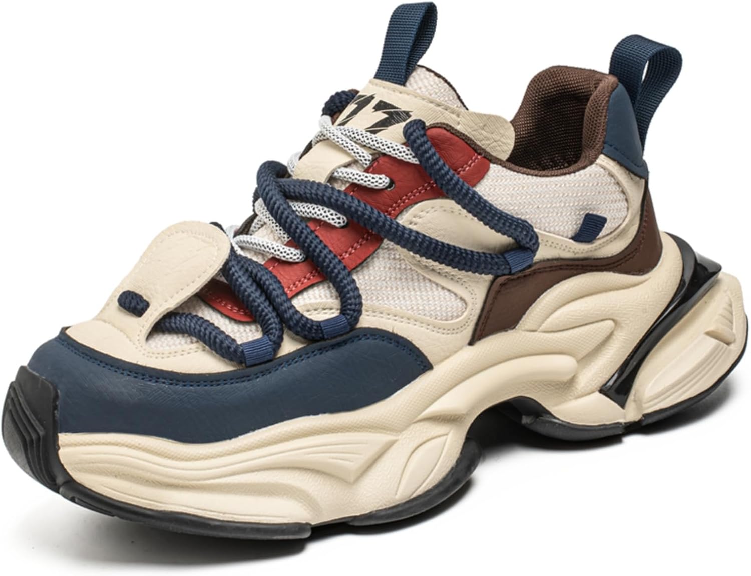 Мужские массивные кроссовки из кожи и сетки на шнуровке Yrzhgdl, синий
Мужские массивные кроссовки из кожи и сетки на шнуровке Yrzhgdl, синий