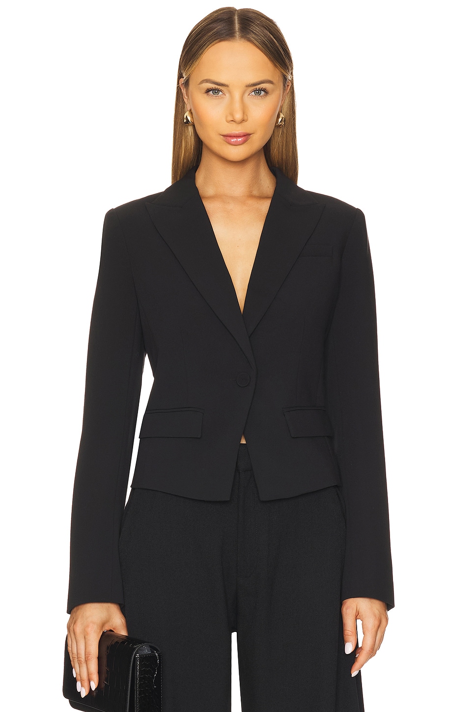 Короткий любимый блейзер Favorite Daughter, black
Короткий любимый блейзер Favorite Daughter, black