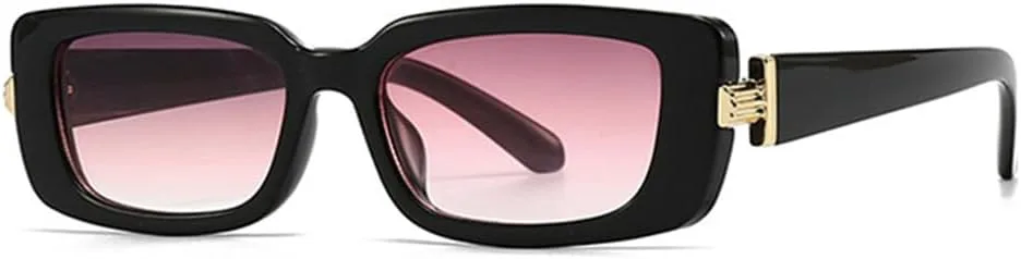 Женские солнцезащитные очки в стиле ретро, маленькие прямоугольные, с градиентным переходом цвета и защитой от УФ-излучения UV400 HCPIHF, Black Gray Pink
Женские солнцезащитные очки в стиле ретро, маленькие прямоугольные, с градиентным переходом цвета и защитой от УФ-излучения UV400 HCPIHF, Black Gray Pink