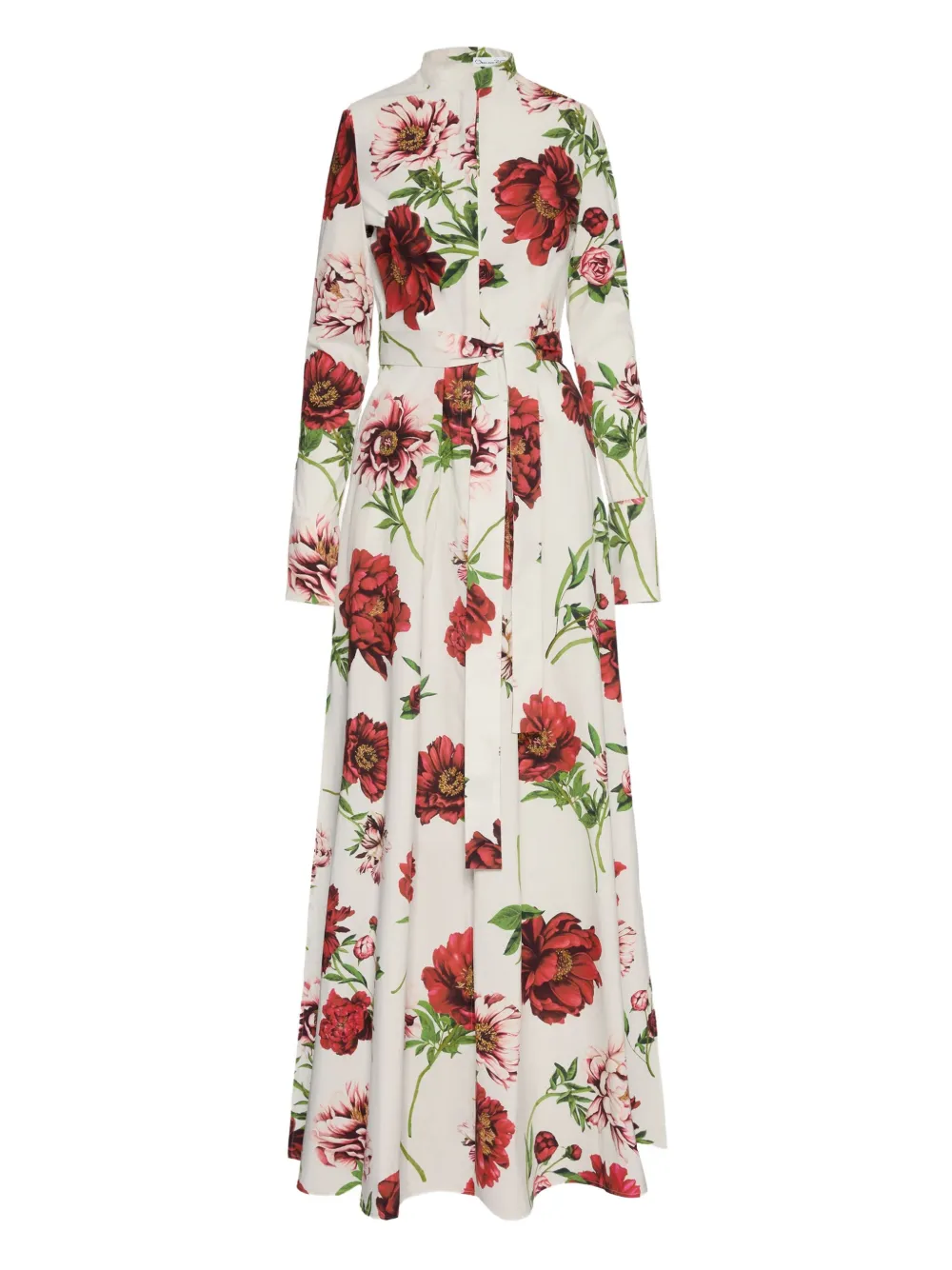 Платье-рубашка макси с поясом и принтом Oscar de la Renta, белый
Платье-рубашка макси с поясом и принтом Oscar de la Renta, белый