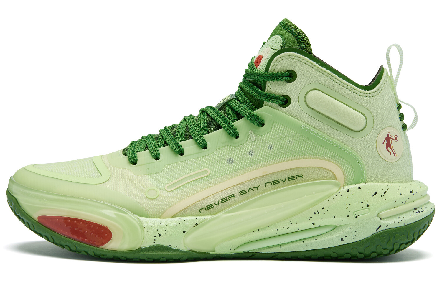 Баскетбольные кроссовки Poisonous Tooth REV для мужчин с высоким берцем, мерцающий зеленый цвет Qiaodan
Баскетбольные кроссовки Poisonous Tooth REV для мужчин с высоким берцем, мерцающий зеленый цвет Qiaodan