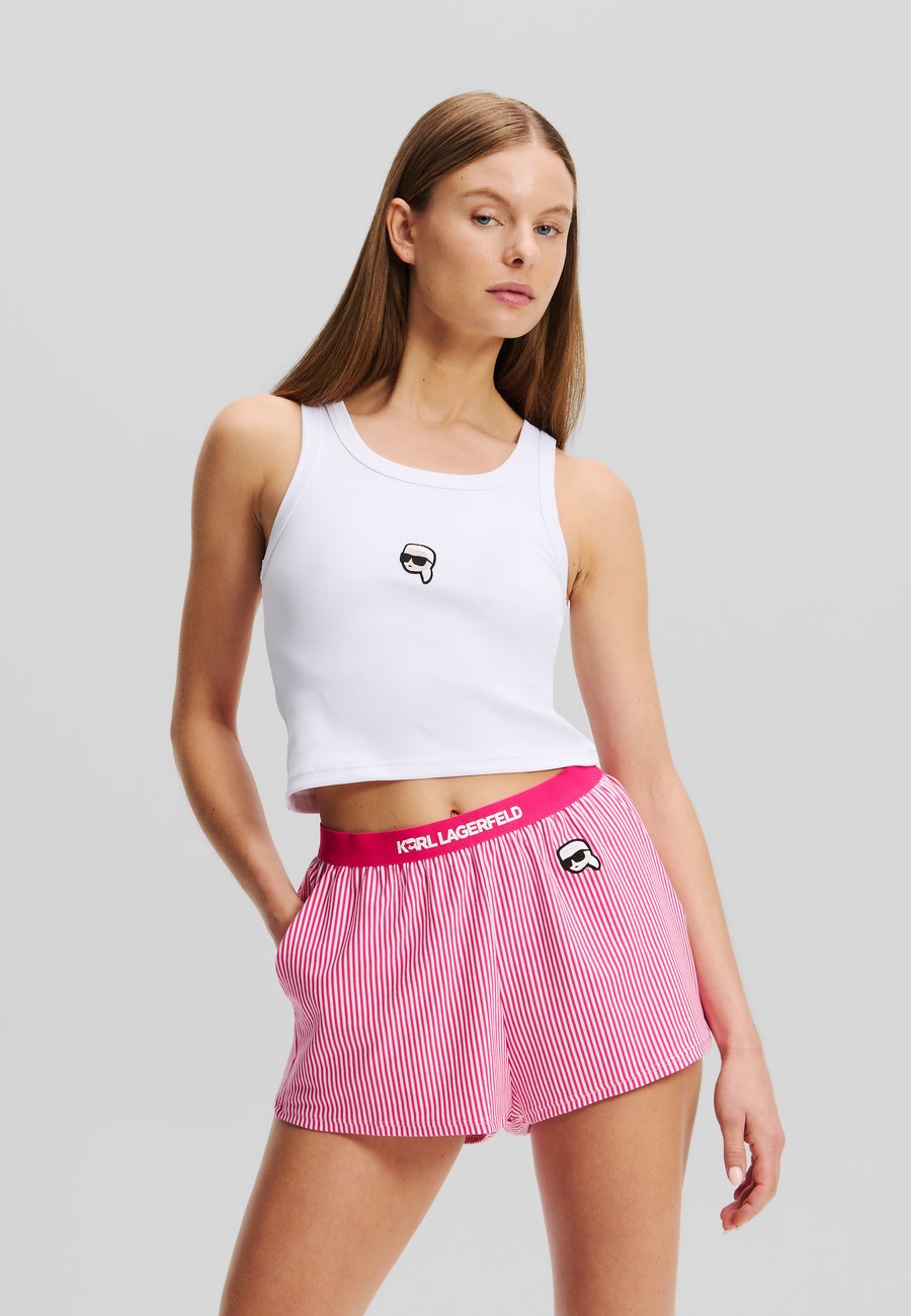 Пижамный топ KARL LAGERFELD IKON CROPPED, White
Пижамный топ KARL LAGERFELD IKON CROPPED, White