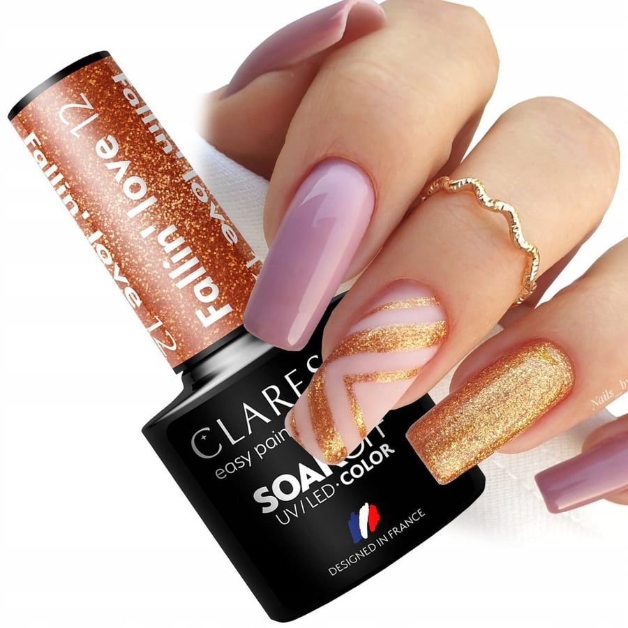 Гибридный лак для ногтей с блестками Claresa Fallin' Love 12 Puderek
Гибридный лак для ногтей с блестками Claresa Fallin' Love 12 Puderek