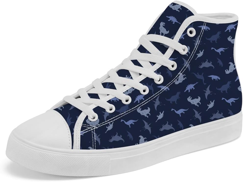Кроссовки chebing для женщин и мужчин с камуфляжным рисунком и динозаврами, высокие, на шнуровке, повседневные, из холста, синий
Кроссовки chebing для женщин и мужчин с камуфляжным рисунком и динозаврами, высокие, на шнуровке, повседневные, из холста, синий