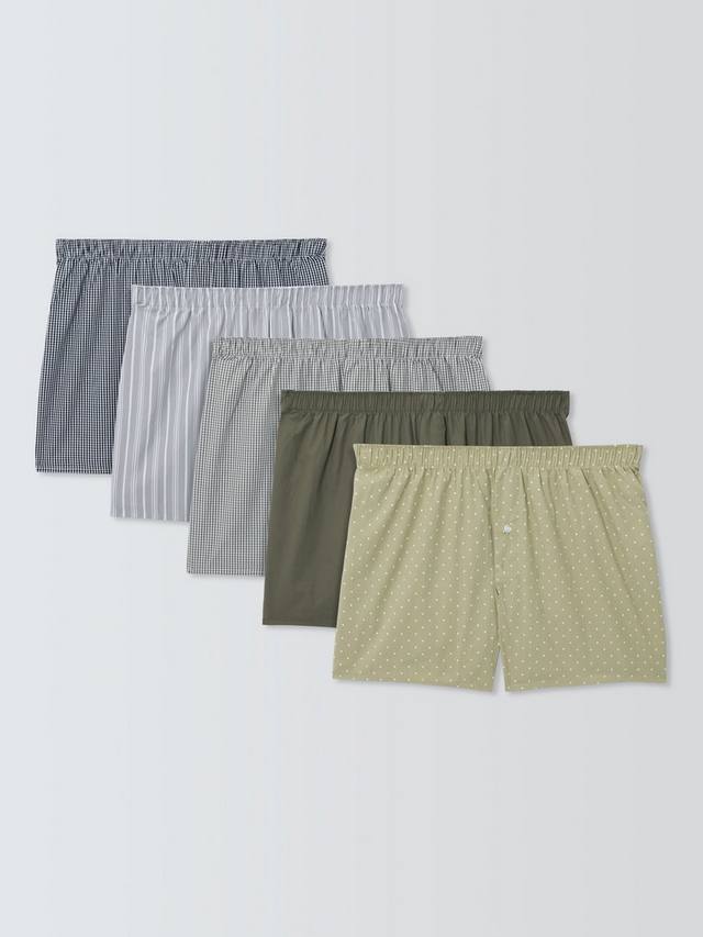 Боксерские шорты из хлопка с разнообразным рисунком John Lewis, разноцветный
Боксерские шорты из хлопка с разнообразным рисунком John Lewis, разноцветный