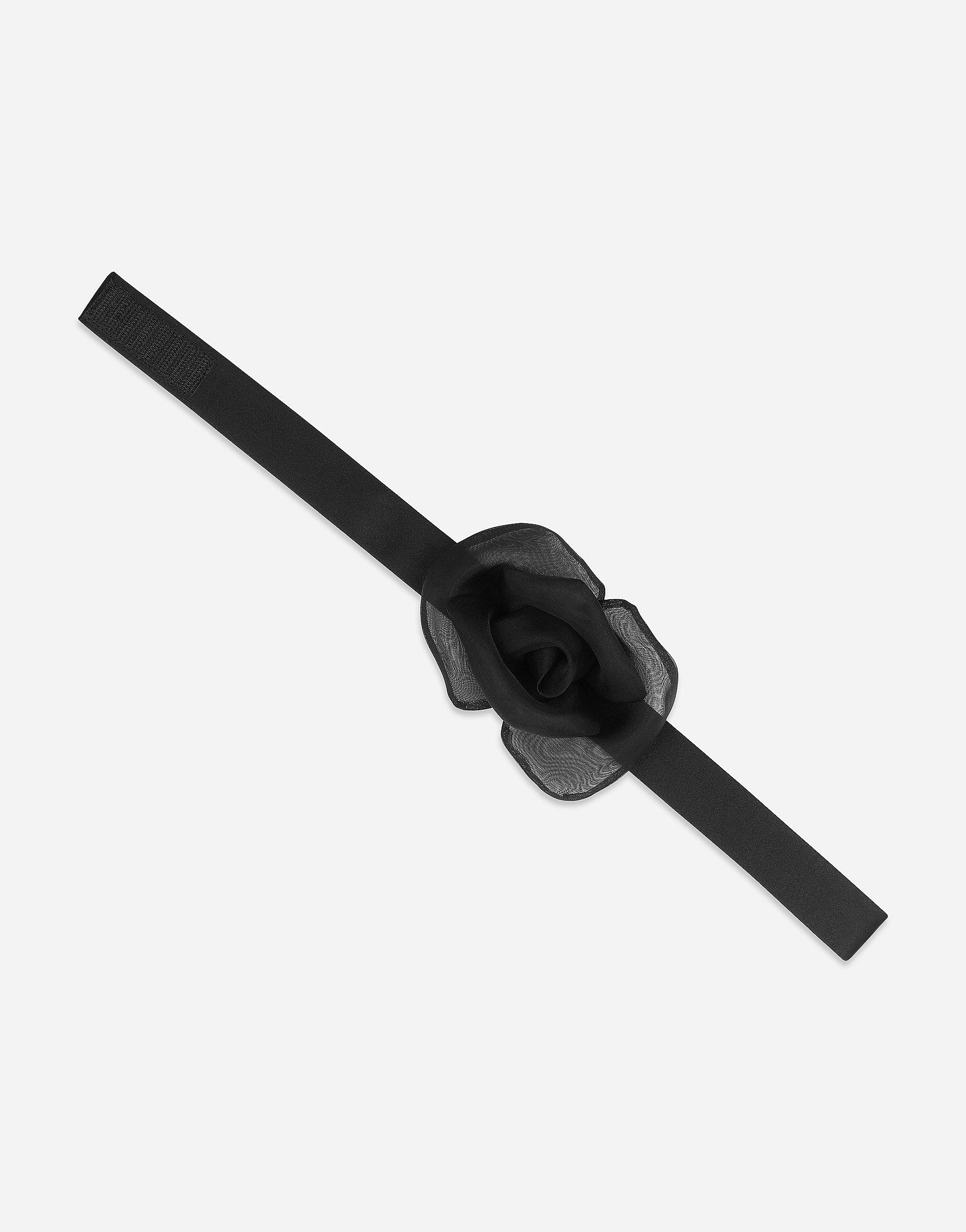 Чокер с цветком из сатина и органзы Dolce & Gabbana, черный
Чокер с цветком из сатина и органзы Dolce & Gabbana, черный