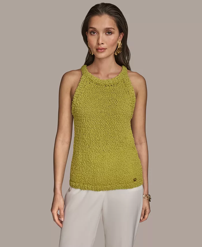 Женский текстурированный вязаный топ без рукавов Donna Karan New York, зеленый
Женский текстурированный вязаный топ без рукавов Donna Karan New York, зеленый