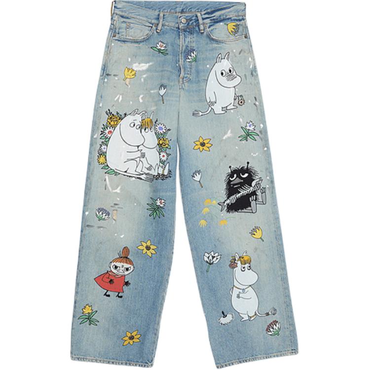 Джинсы Moomin Collaboration Unisex Acne Studios, светло-голубой
Джинсы Moomin Collaboration Unisex Acne Studios, светло-голубой