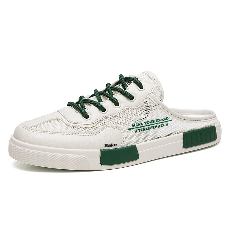 BAKE Запахоустойчивые нескользящие быстросохнущие закрытые тапочки мужские бежево-зеленые, цвет Beige Green
BAKE Запахоустойчивые нескользящие быстросохнущие закрытые тапочки мужские бежево-зеленые, цвет Beige Green