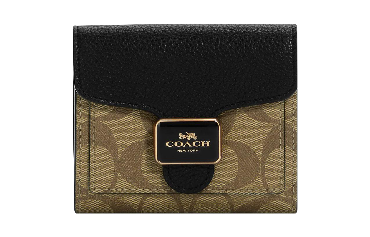 Coach Кошелек из холста с покрытием цвета «перец» и изысканным кожаным держателем для карт с зернистой текстурой, женский, хаки и черный
Coach Кошелек из холста с покрытием цвета «перец» и изысканным кожаным держателем для карт с зернистой текстурой, женский, хаки и черный