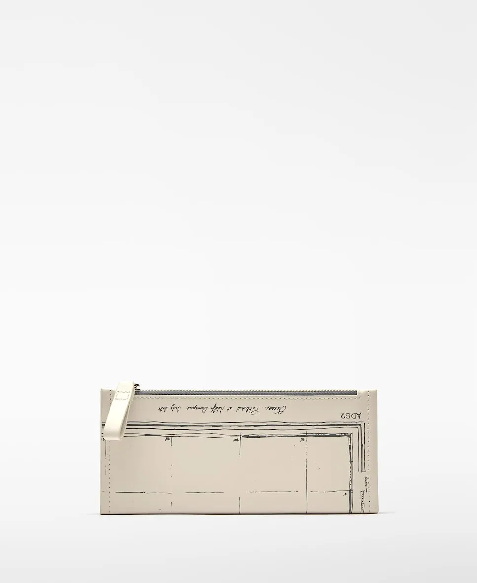 Женский кожаный кошелёк с принтом Adolfo Dominguez, белый
Женский кожаный кошелёк с принтом Adolfo Dominguez, белый