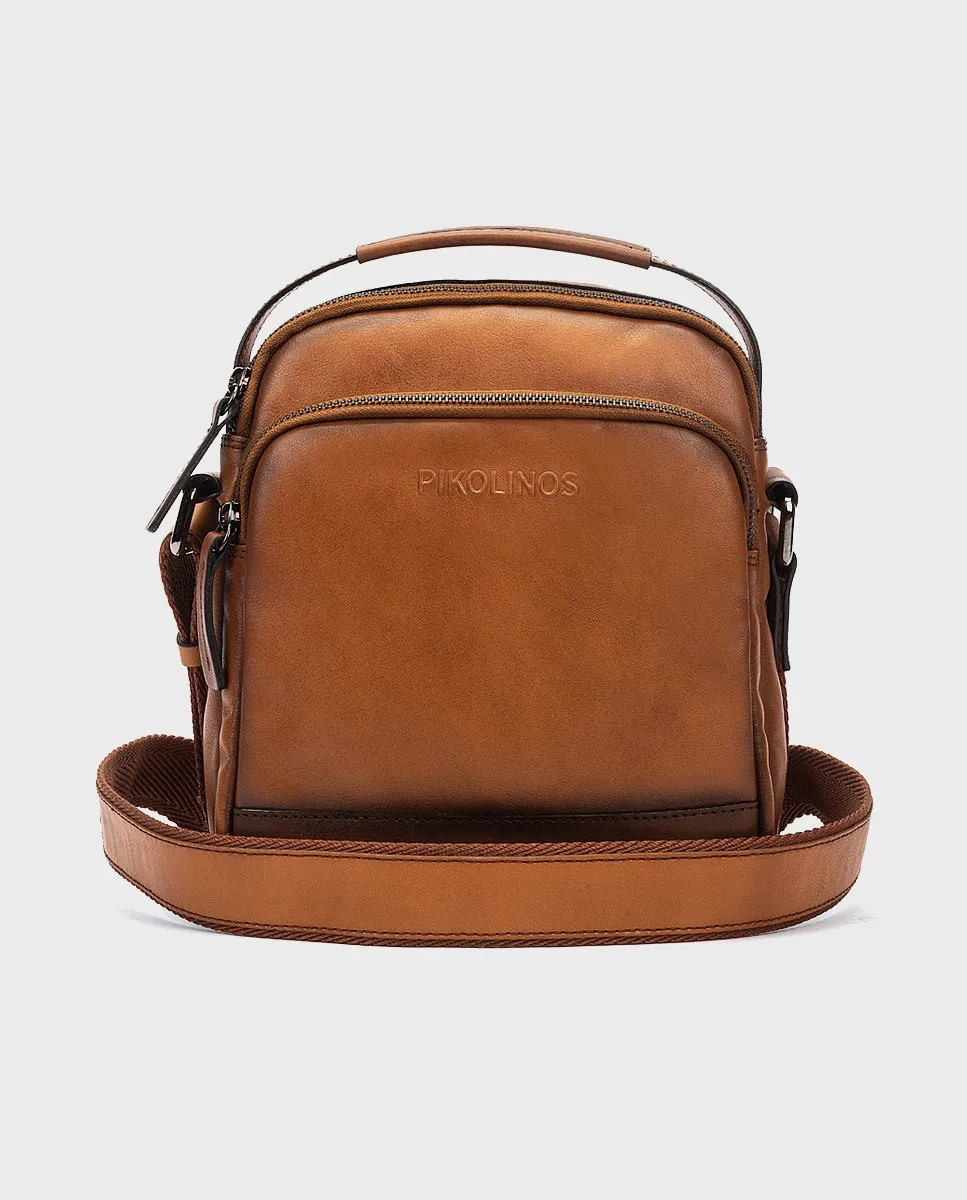 Мужская кожаная сумка-бандо с застежкой-молнией Pikolinos, коричневый
Мужская кожаная сумка-бандо с застежкой-молнией Pikolinos, коричневый