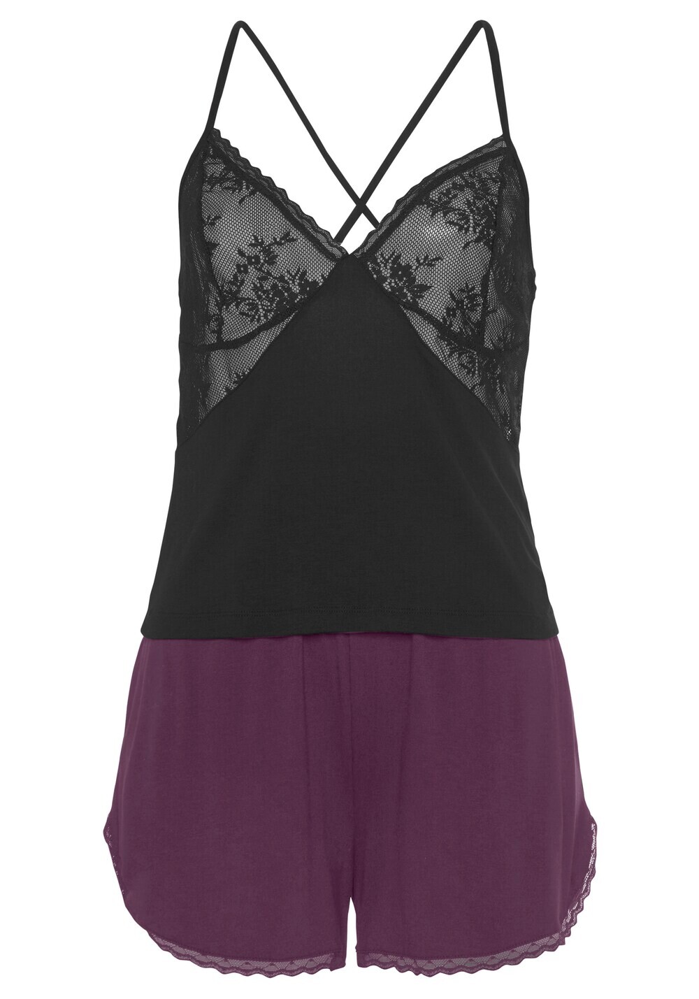 Пижама Bruno Banani, ягодный/черный
Пижама Bruno Banani, ягодный/черный