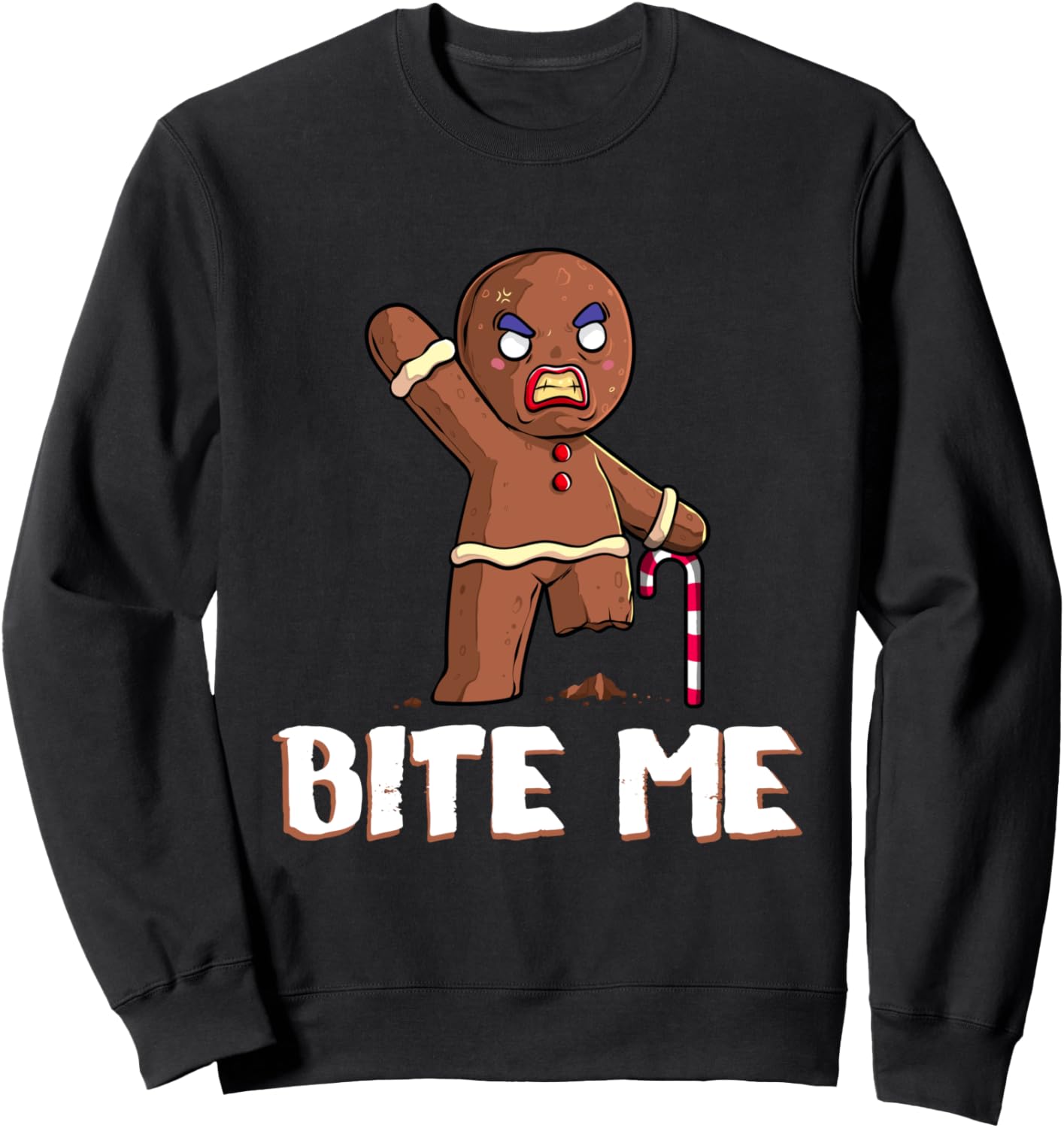 Забавная рождественская толстовка с надписью «Укуси меня, злой пряничный человечек» Merry Xmas Funny Family Matching Christmas Gifts, черный
Забавная рождественская толстовка с надписью «Укуси меня, злой пряничный человечек» Merry Xmas Funny Family Matching Christmas Gifts, черный