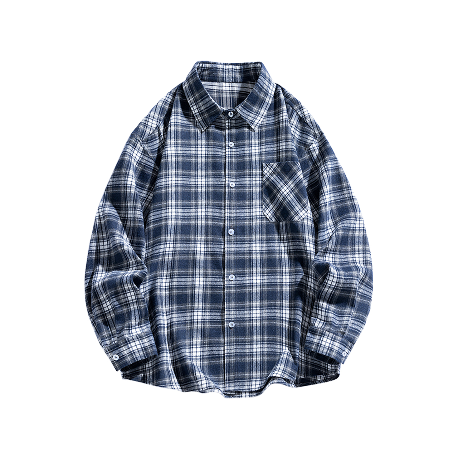 GF Куртка Unisex, Navy Blue Plaid (Thin)
GF Куртка Unisex, Navy Blue Plaid (Thin)