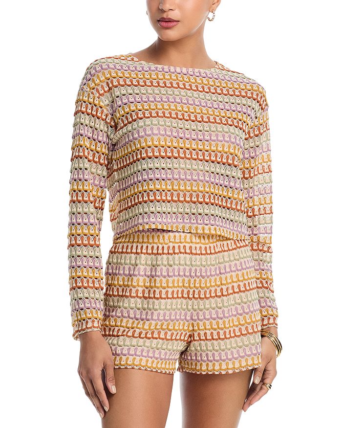 Вязаный топ крючком - эксклюзив AQUA, мультиколор
Вязаный топ крючком - эксклюзив AQUA, мультиколор