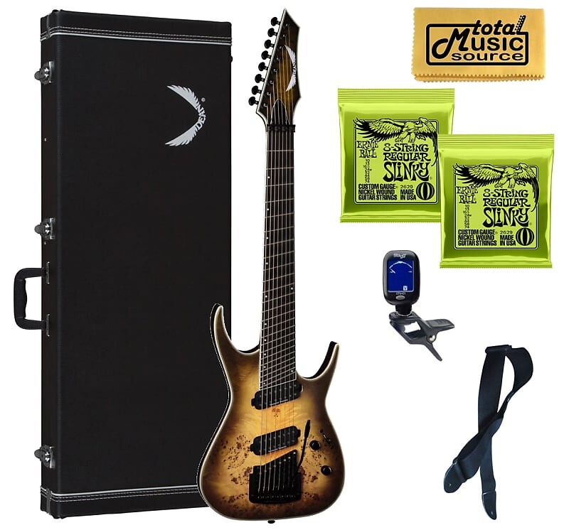 Электрогитара Dean 8 String Exile Select Multiscale Kahler Guitar, Ebony, Satin Black Burst, Bundle
Электрогитара Dean 8 String Exile Select Multiscale Kahler Guitar, Ebony, Satin Black Burst, Bundle