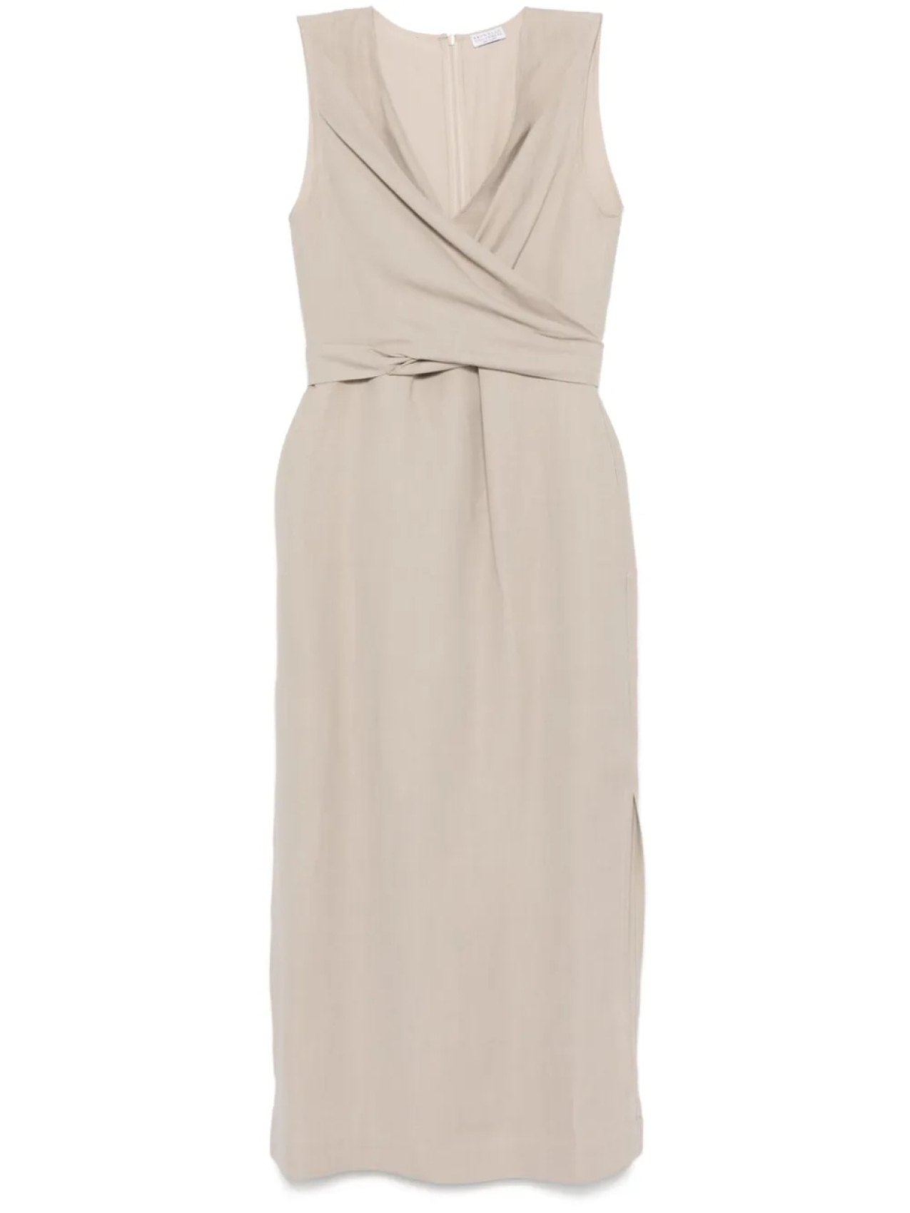 Brunello Cucinelli платье миди с запахом, нейтральный
Brunello Cucinelli платье миди с запахом, нейтральный