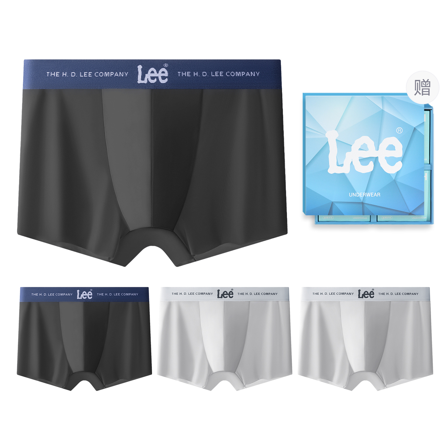 Lee Подарочный набор мужского белья 4 шт
Lee Подарочный набор мужского белья 4 шт