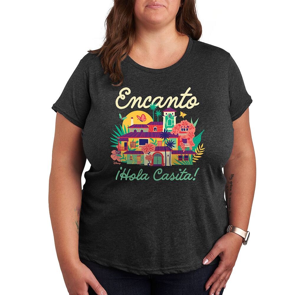 Футболка Disney's Charm Plus Hello Little House с рисунком, цвет Heather Charcoal
Футболка Disney's Charm Plus Hello Little House с рисунком, цвет Heather Charcoal