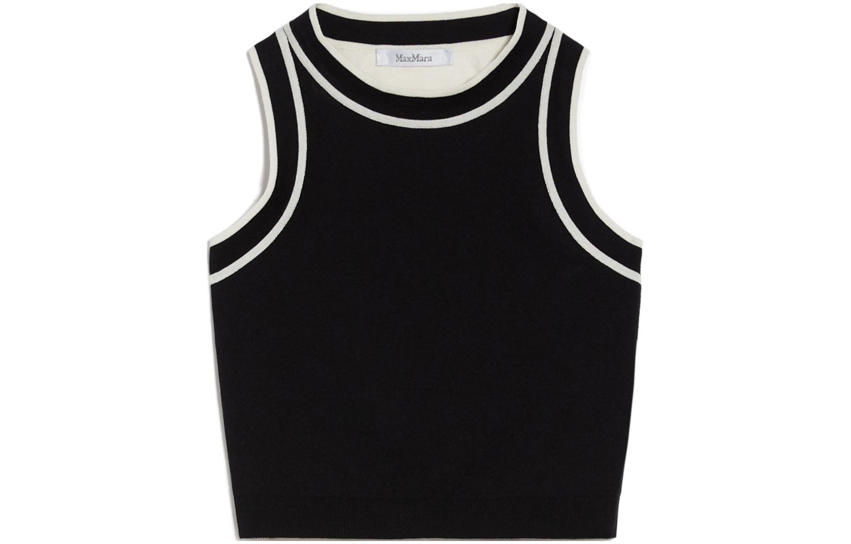 Max Mara тонкий трикотажный укороченный топ MaxMara, черный
Max Mara тонкий трикотажный укороченный топ MaxMara, черный