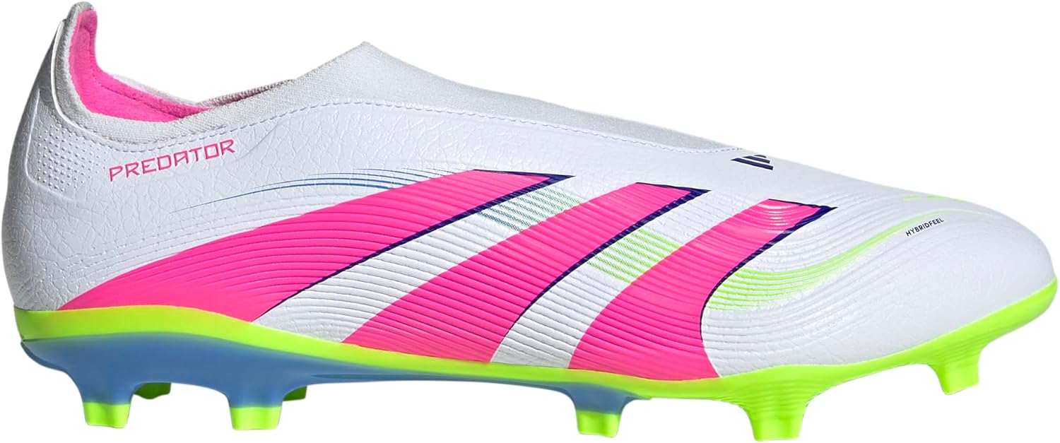 Футбольные бутсы Adidas Unisex League без шнурков для твердого грунта, белый/розовый
Футбольные бутсы Adidas Unisex League без шнурков для твердого грунта, белый/розовый